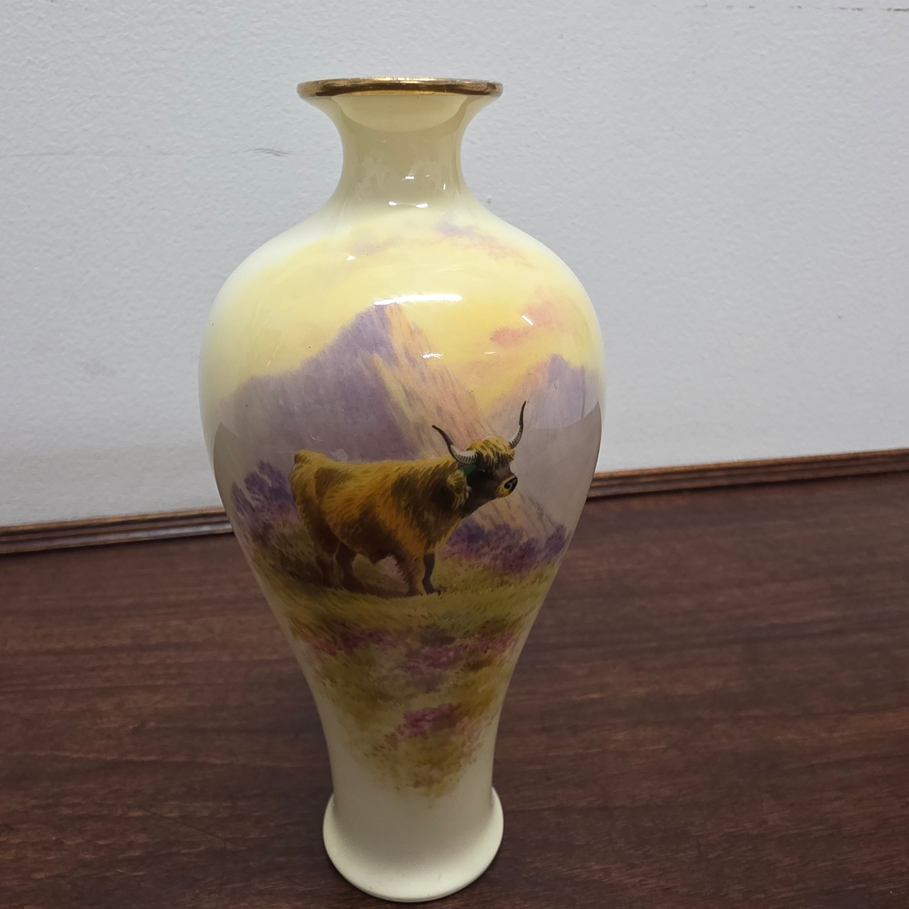 Beautifully Hand Painted Cauldon Vase | Antique & Vintage | Moonee Ponds Antiques | Australia Wide Delivery