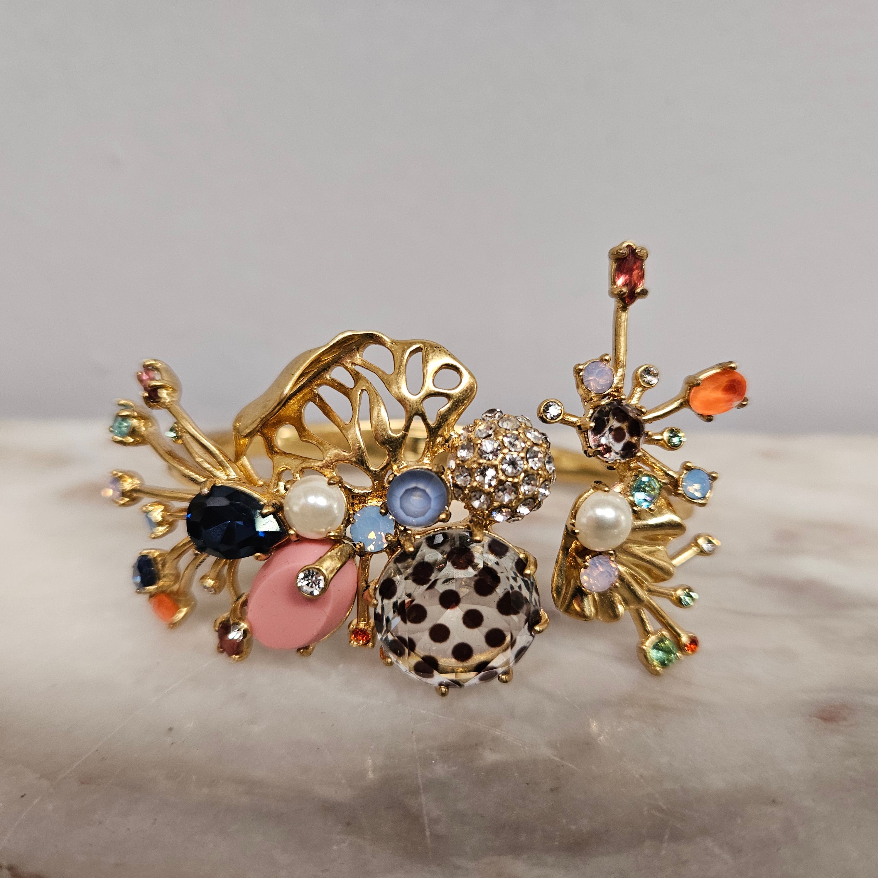 Stunning "Mimco" Hinged Decorative Bangle | Antique & Vintage | Moonee Ponds Antiques | Australia Wide Delivery