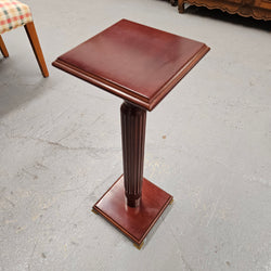 Vintage Fluted Mahogany Pedestal | Antique & Vintage | Moonee Ponds Antiques | Australia Wide Delivery