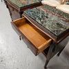 Elegant Pair of French Art Deco Marble Top Bedsides | Antique & Vintage | Moonee Ponds Antiques | Australia Wide Delivery