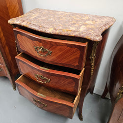 Attractive Louis XVth Style Marble Top Commode of Medium Proportions. | Antique & Vintage | Moonee Ponds Antiques | Australia Wide Delivery