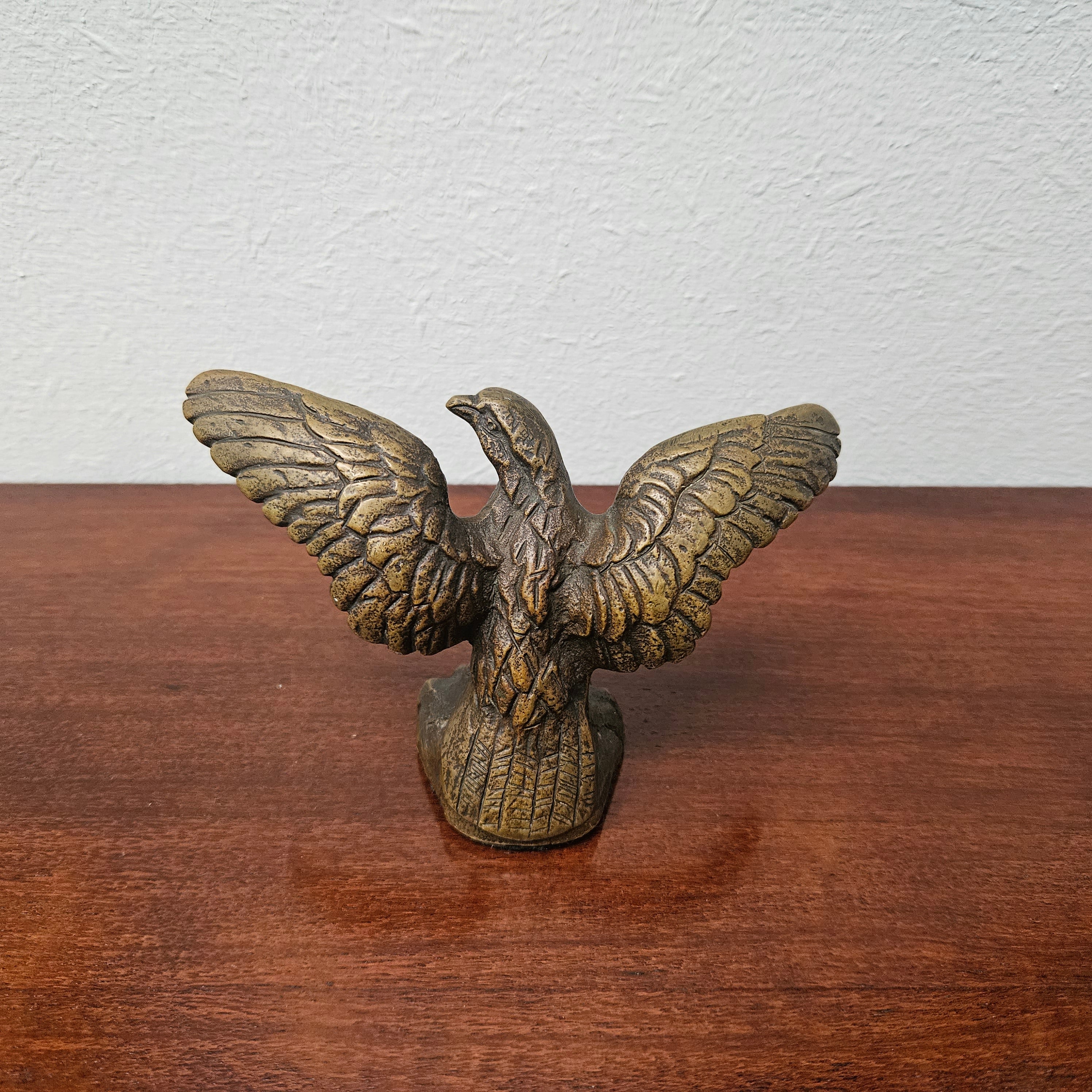 Antique Bronze Eagle Paperweight