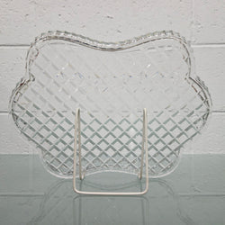 Large Cut Crystal Tray | Antique & Vintage | Moonee Ponds Antiques | Australia Wide Delivery