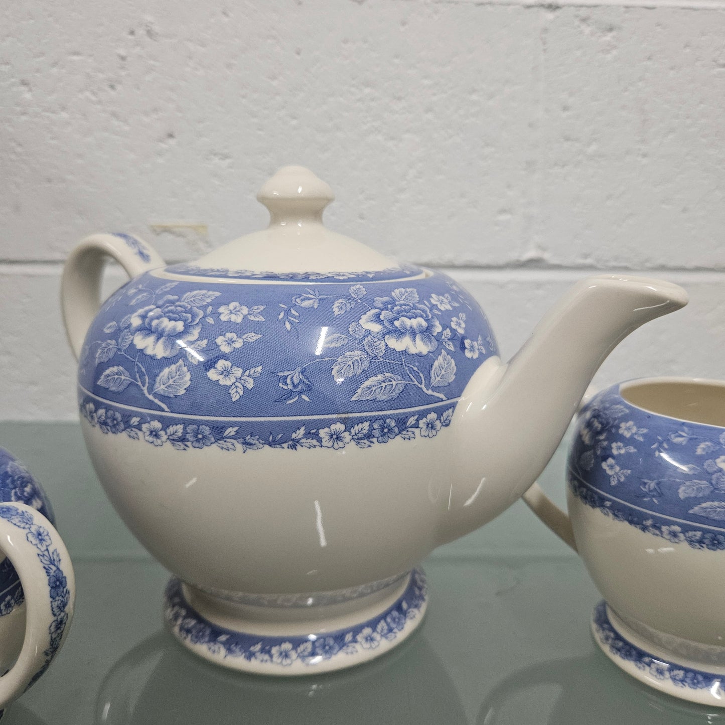 Queens English "Albertine" 3 Piece Teaset