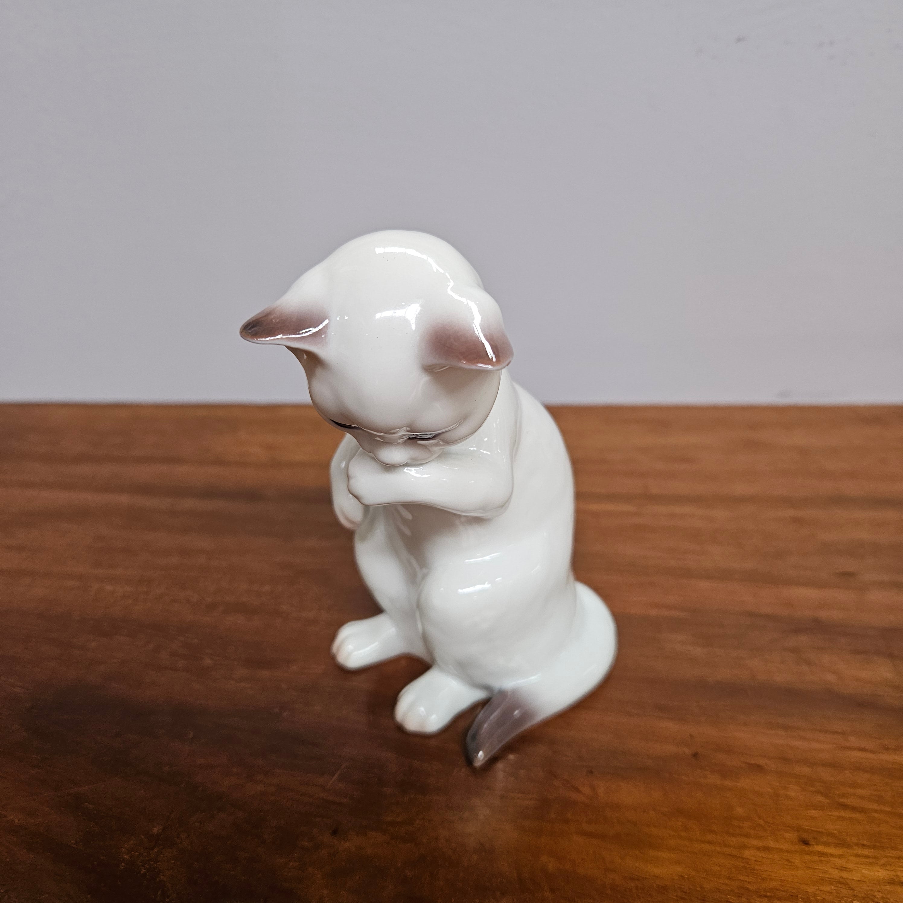 Vintage Bing & Grondahl Cat Figure Signed