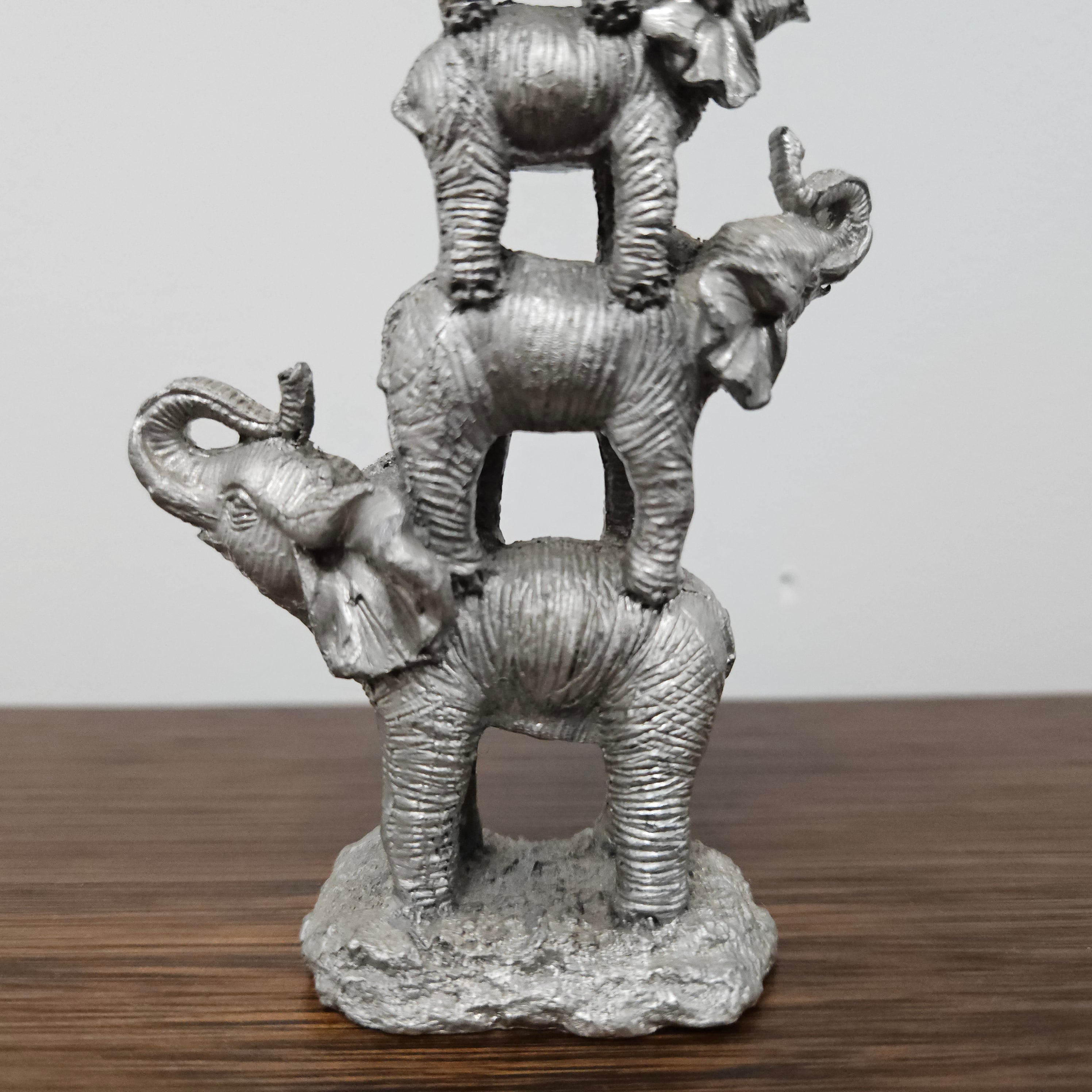 Heavy Pewter Elephant Group | Antique & Vintage | Moonee Ponds Antiques | Australia Wide Delivery