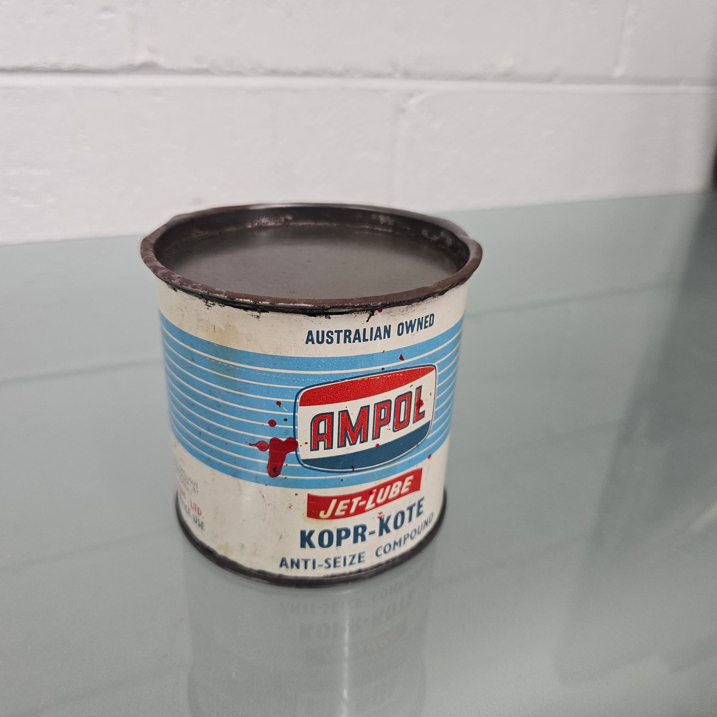 Vintage Ampol Jet Lube 1lb. Tin