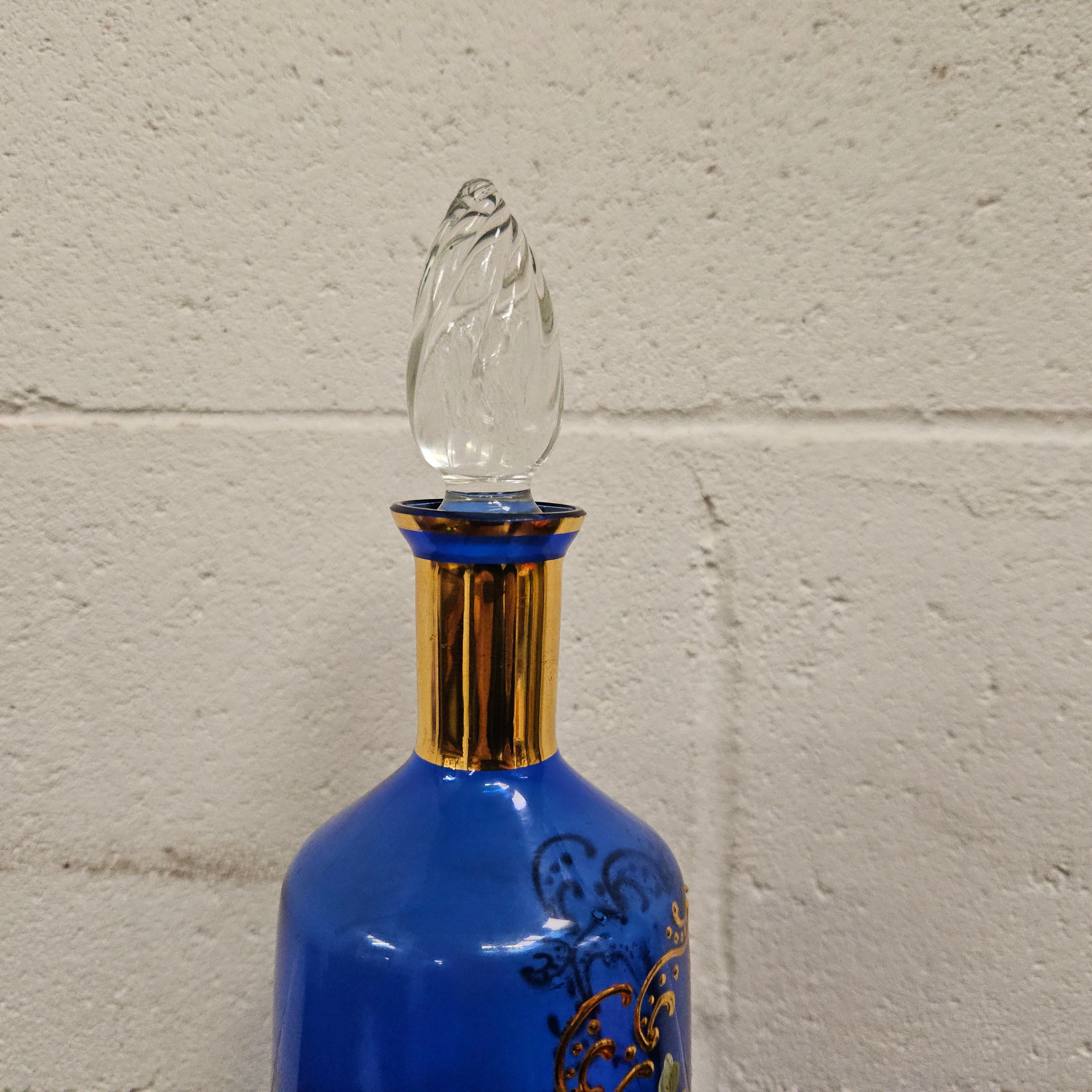 Bohemian Art Glass Decanter | Antique & Vintage | Moonee Ponds Antiques | Australia Wide Delivery