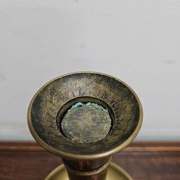 Antique Chamberstick Brass Candle Holder