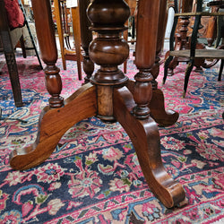 Vintage Mahogany Marble Top Centre Table