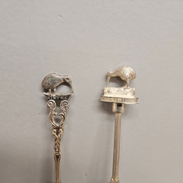 Vintage Silverplated Kiwi Tea Spoons (2)