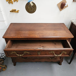 Louis XVth Style Oak Chest of Drawers Moonee Ponds Antiques
