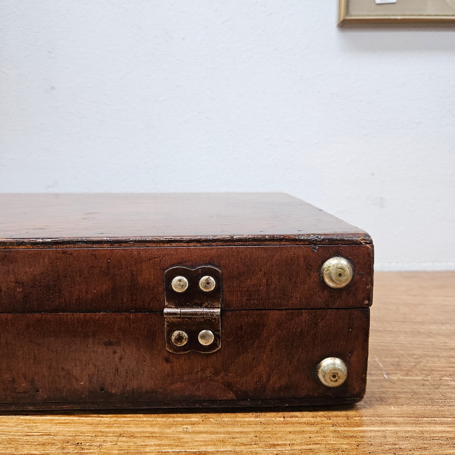 Vintage Wooden Suitcase