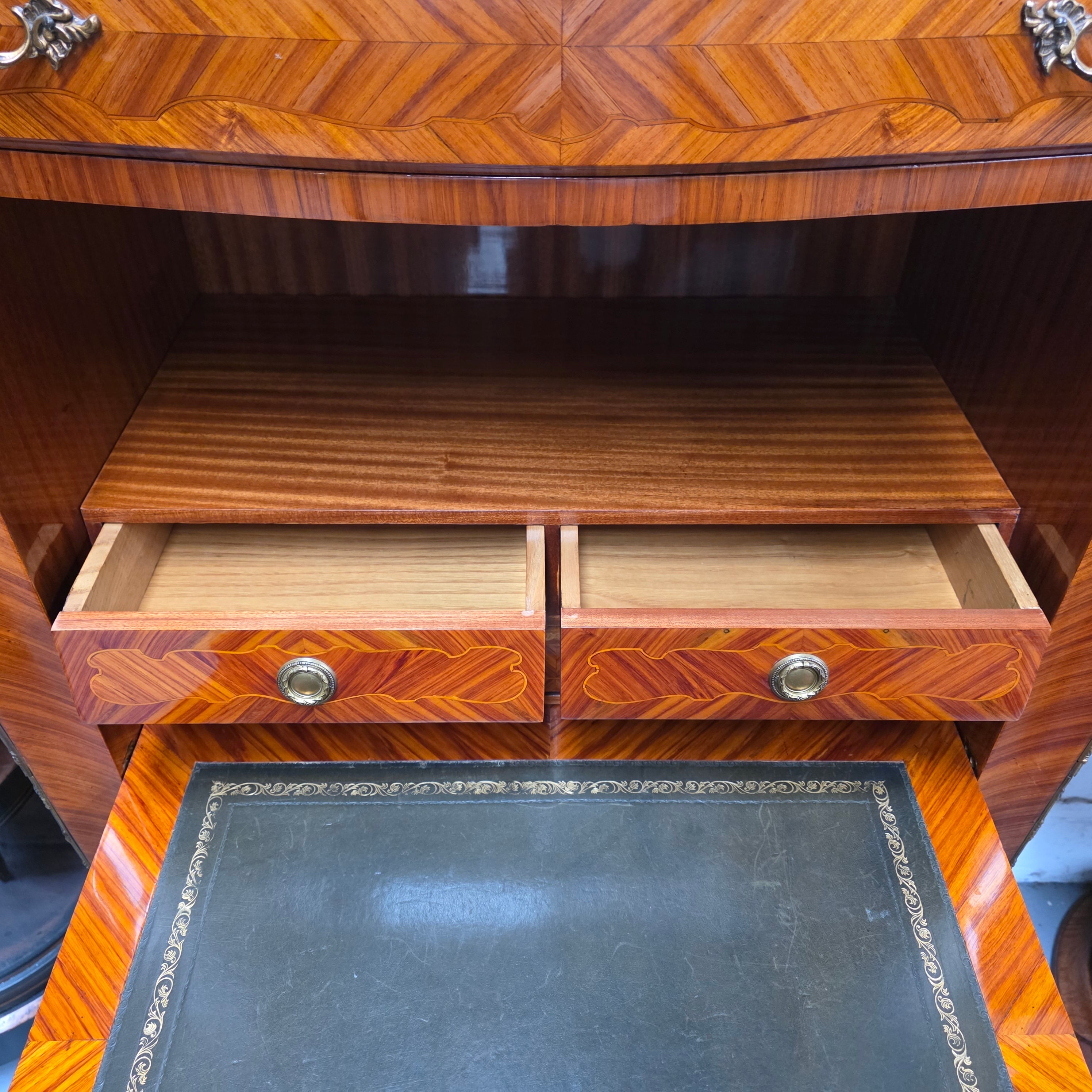 Louis XV Style Kingwood Secretaire Abattant With Drop Front Writing Bureau | Antique & Vintage | Moonee Ponds Antiques | Australia Wide Delivery