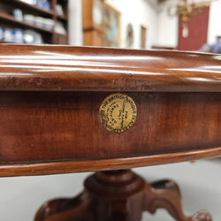 Victorian Oval Mahogany Loo Table | Antique & Vintage | Moonee Ponds Antiques | Australia Wide Delivery