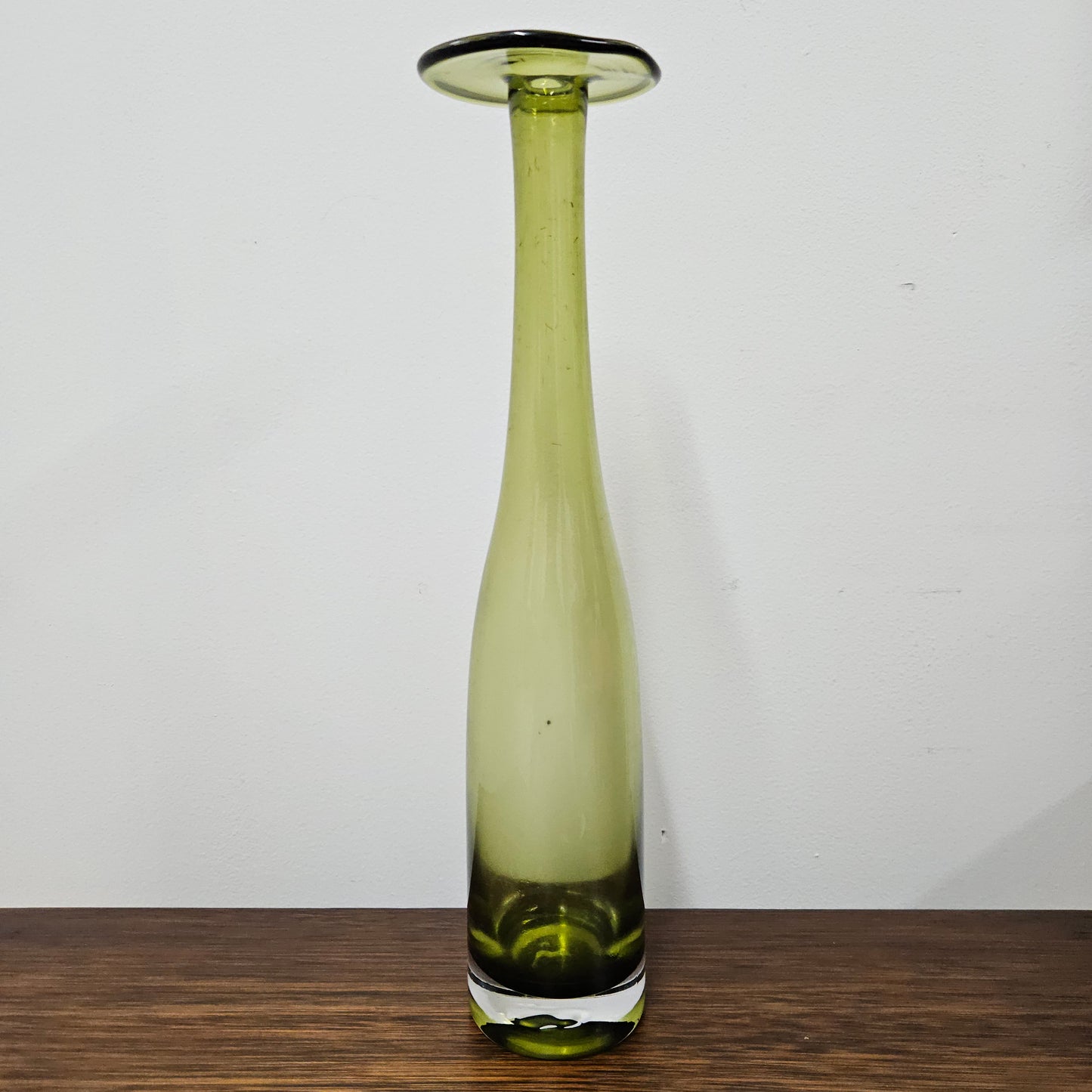 Interesting Glass Vase Attributed To Holmegaard