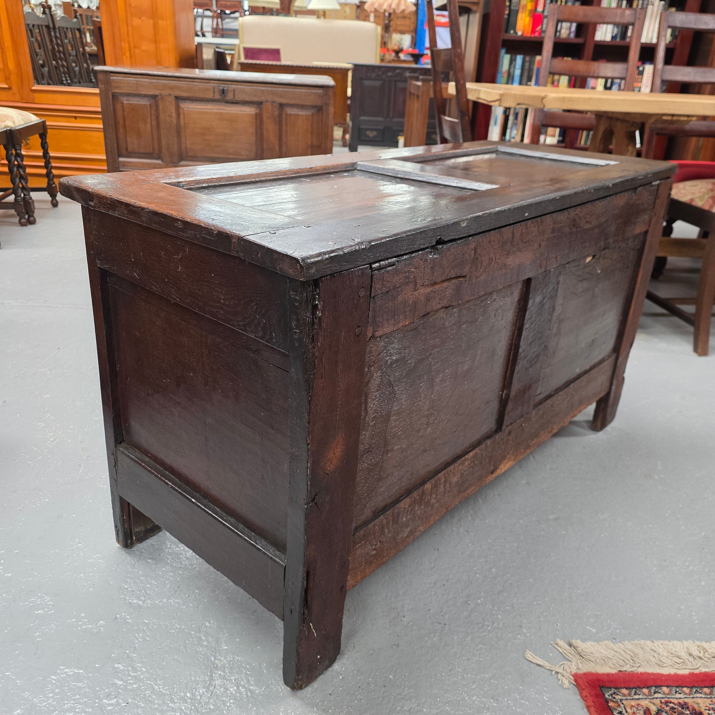 French Oak Blanket Chest Early 19th Century | Antique & Vintage | Moonee Ponds Antiques | Australia Wide
