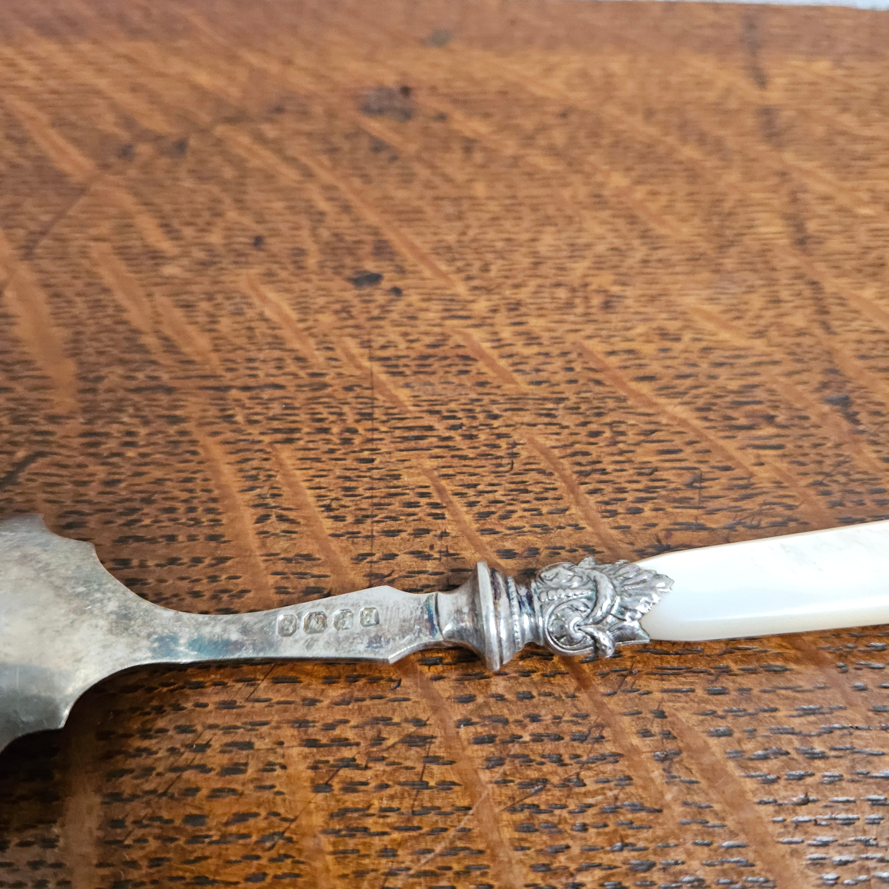 Antique Mother of Pearl & EPNS Silver Serving Spoon | Antique & Vintage | Moonee Ponds Antiques | Australia Wide Delivery