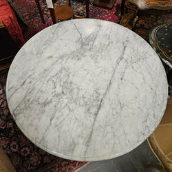 Vintage Mahogany Marble Top Centre Table