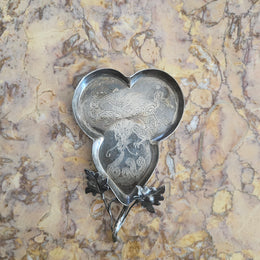 Chinese Export Silver Soy / Salt Dish