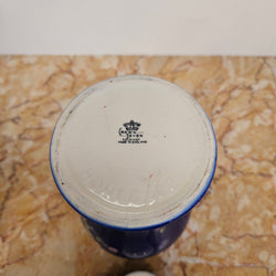 Crown Devon Cobalt Blue Lidded Vase | Antique & Vintage | Moonee Ponds Antiques | Australia Wide Delivery
