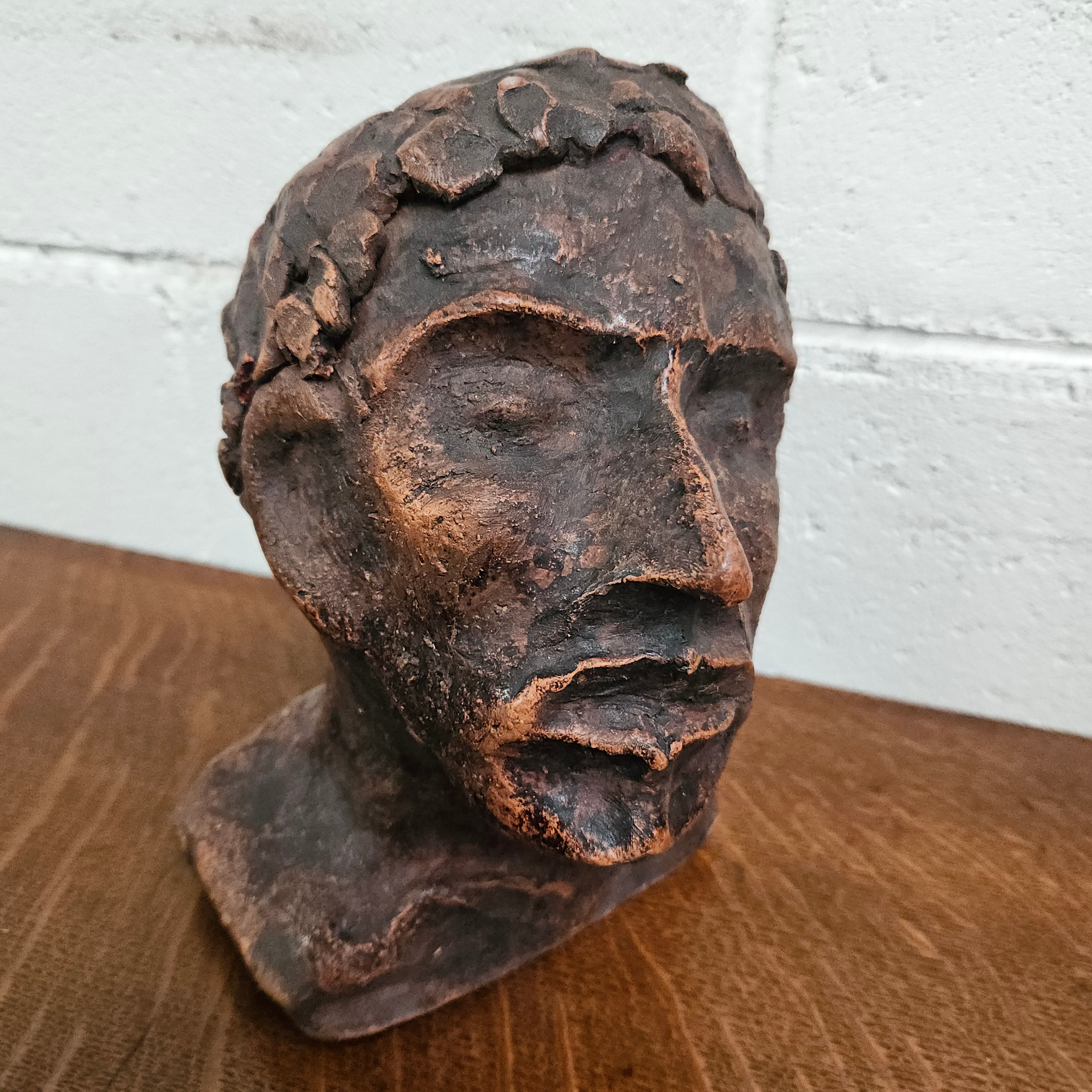 Vintage Sculptured Terracotta Bust | Antique & Vintage | Moonee Ponds Antiques | Australia Wide Delivery
