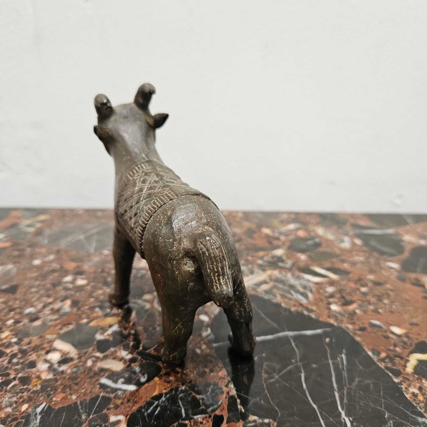 Vintage Bronze Goat Statue