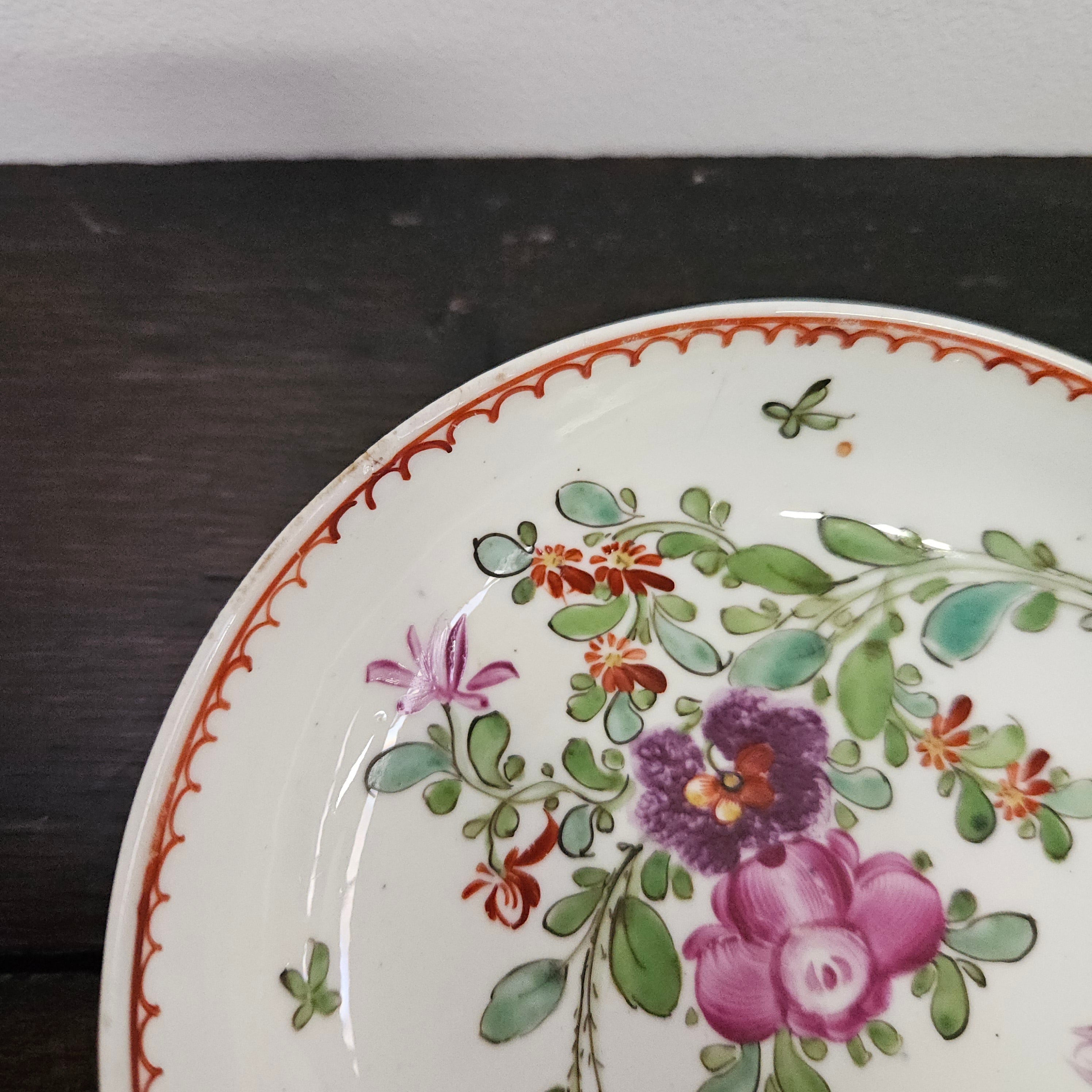 Lowescroft 18th Century Tea Bowl & Saucer | Antique & Vintage | Moonee Ponds Antiques | Australia Wide Delivery