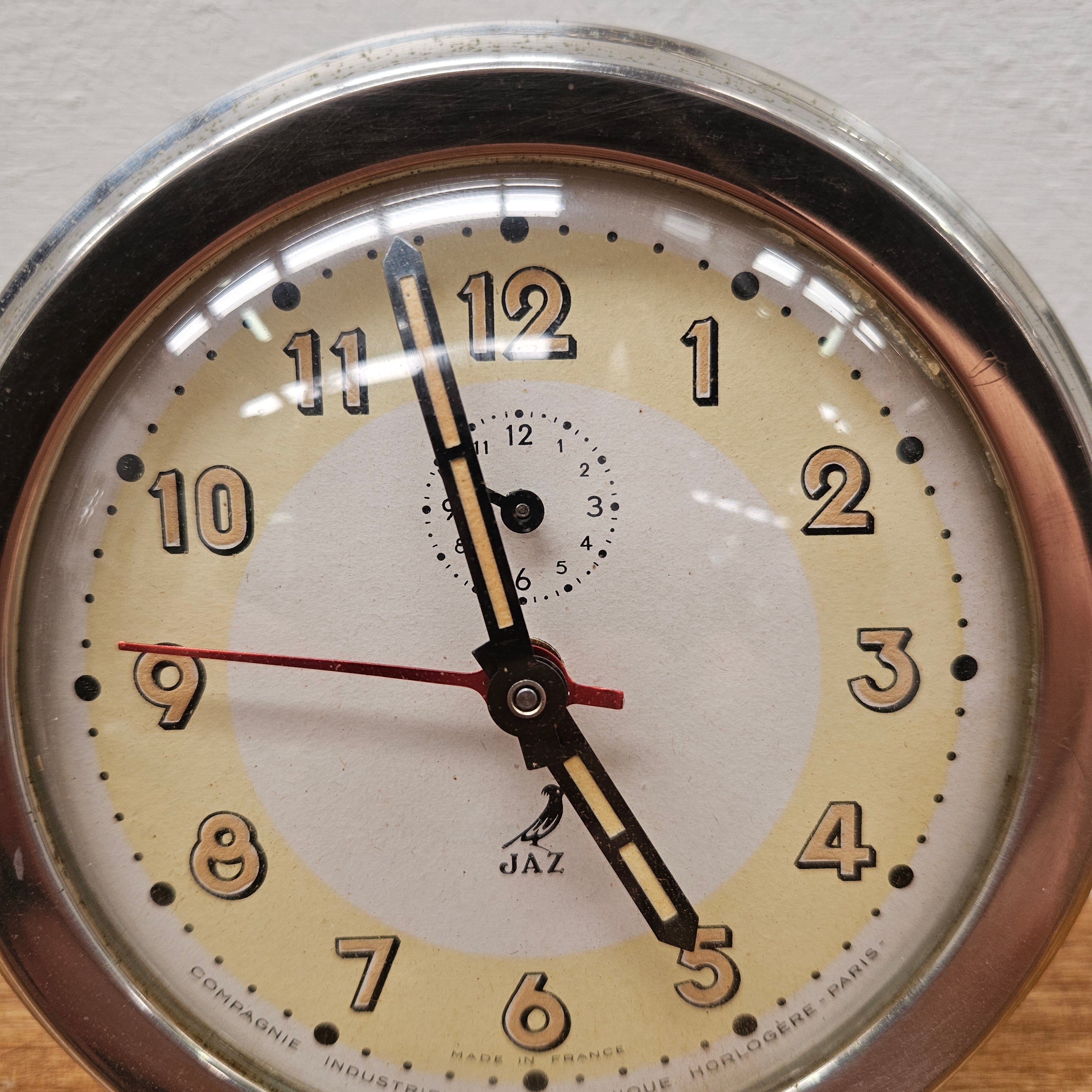 Vintage Jaz French Alarm Clock | Antique & Vintage | Moonee Ponds Antiques | Australia Wide Delivery