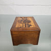 Vintage Wooden Carved Music Jewellery Box | Antique & Vintage | Moonee Ponds Antiques | Australia Wide Delivery