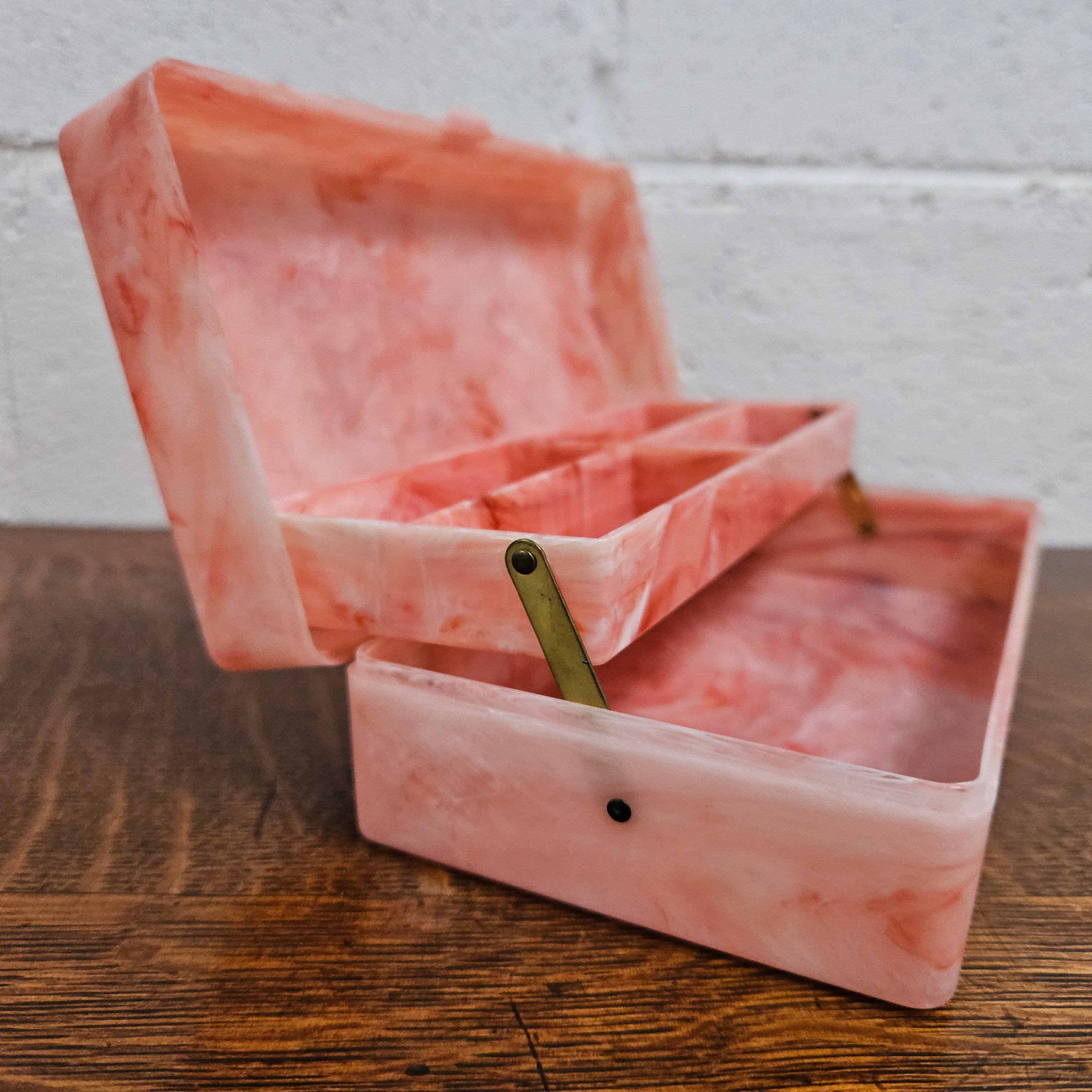 USA Commonwealth Plastic Corps. Jewellery Box | Antique & Vintage | Moonee Ponds Antiques | Australia Wide Delivery