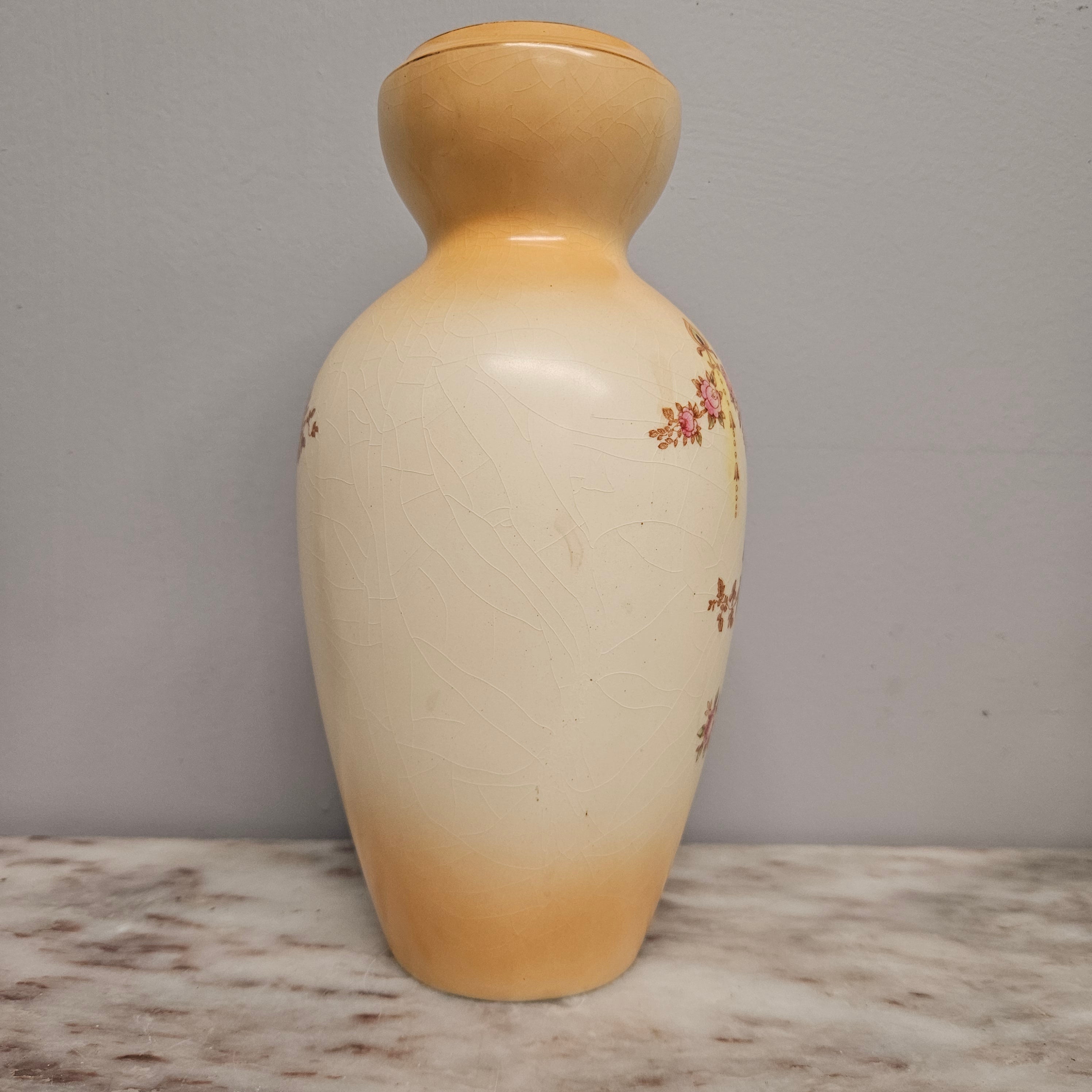 Crown Devon Decorated Vase | Antique & Vintage | Moonee Ponds Antiques | Australia Wide