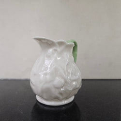 Belleek Lotus Pattern Small Cream Jug | Antique & Vintage | Moonee Ponds Antiques | Australia Wide Delivery
