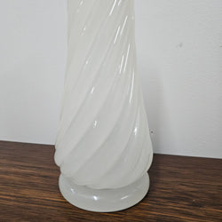 Attractive Vintage Opaline Italian Swirled Glass Vase | Antique & Vintage | Moonee Ponds Antiques | Australia Wide Delivery