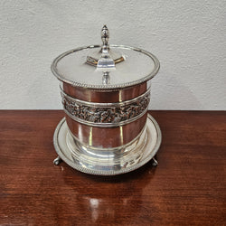 Antique Silver Plated Biscuit Barrel | Antique & Vintage | Moonee Ponds Antiques | Australia Wide Delivery