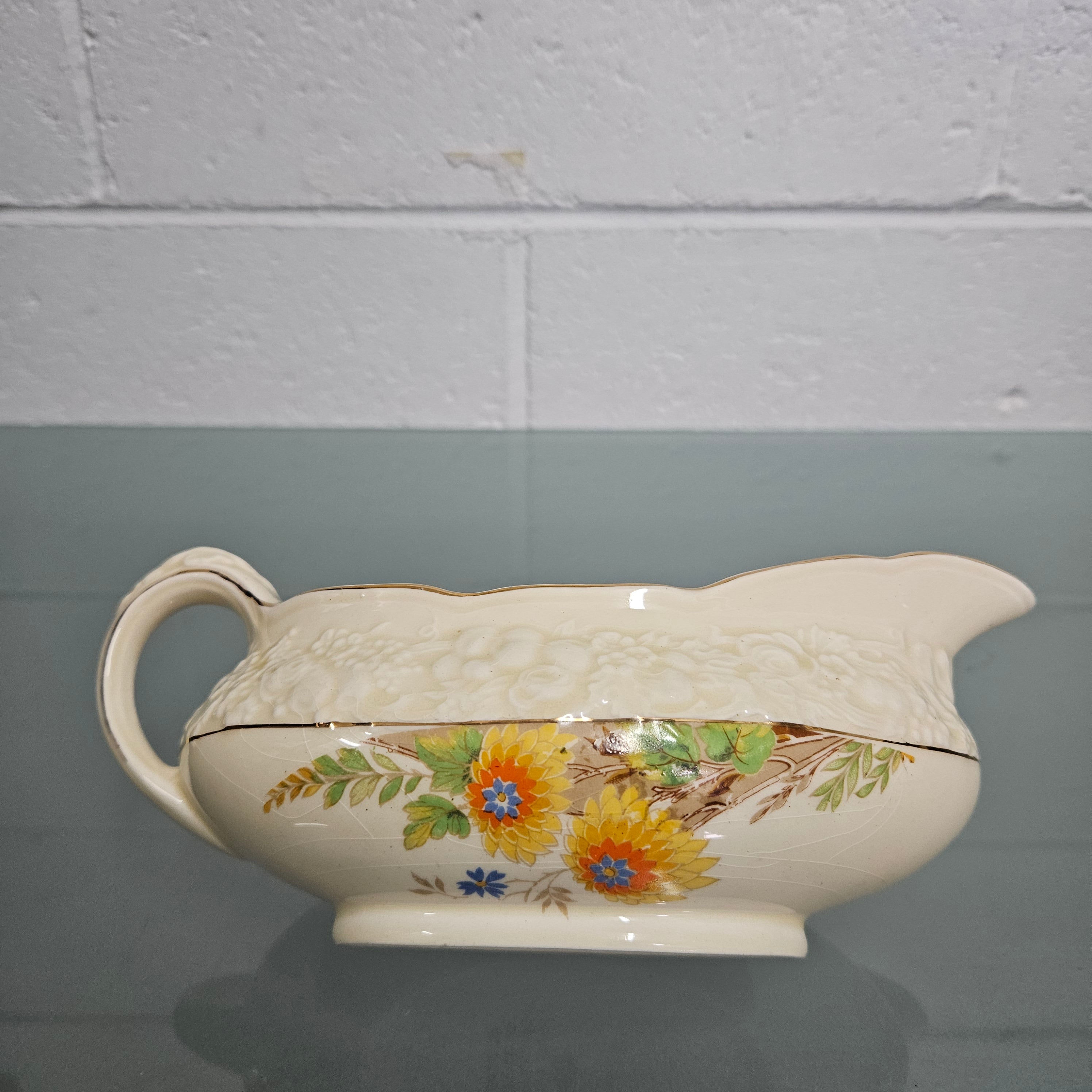 Vintage Crown Ducal 'Gloria' Gravy Boat | Antique & Vintage | Moonee Ponds Antiques | Australia Wide