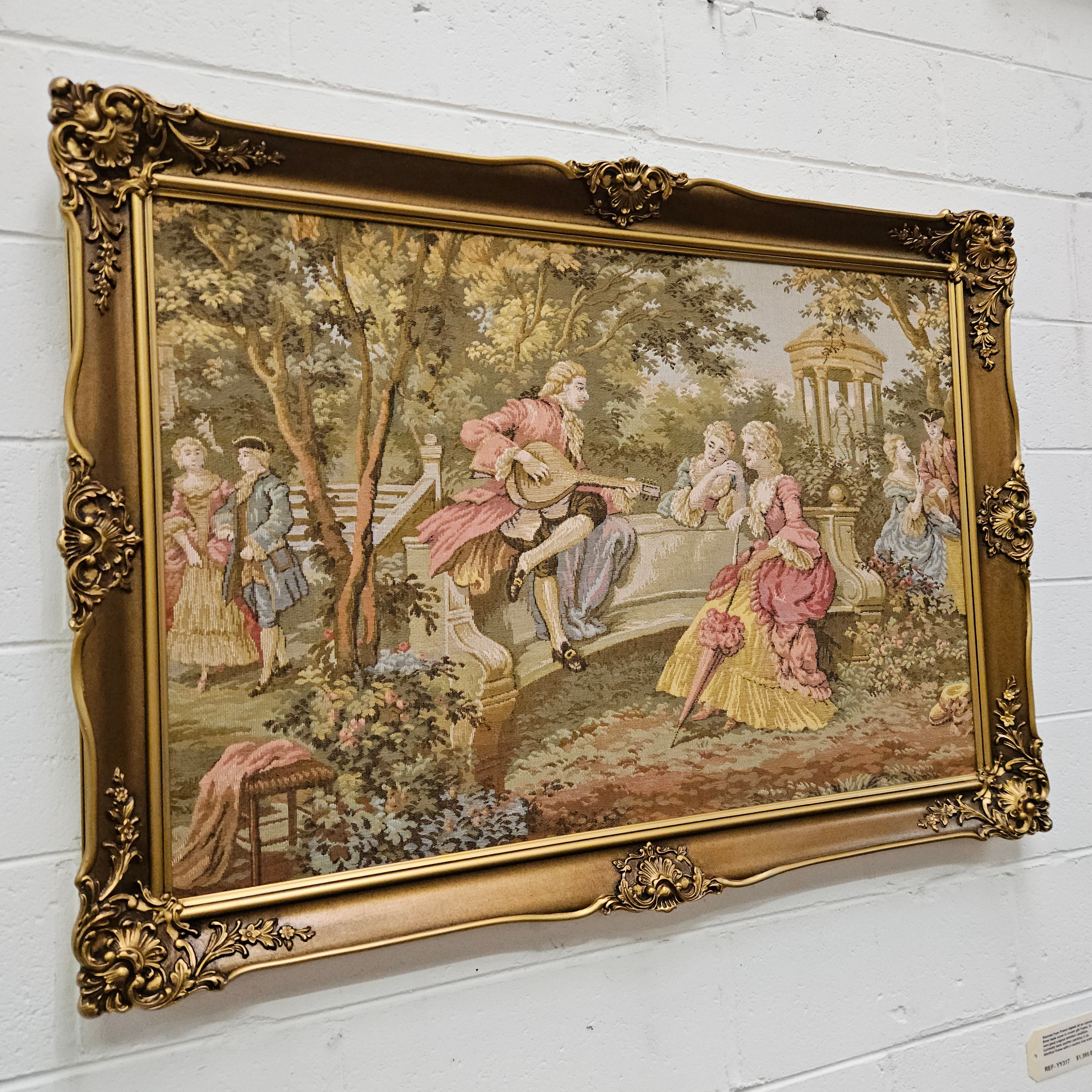 Vintage Framed Classical Wall Tapestry | Antique & Vintage | Moonee Ponds Antiques | Australia Wide