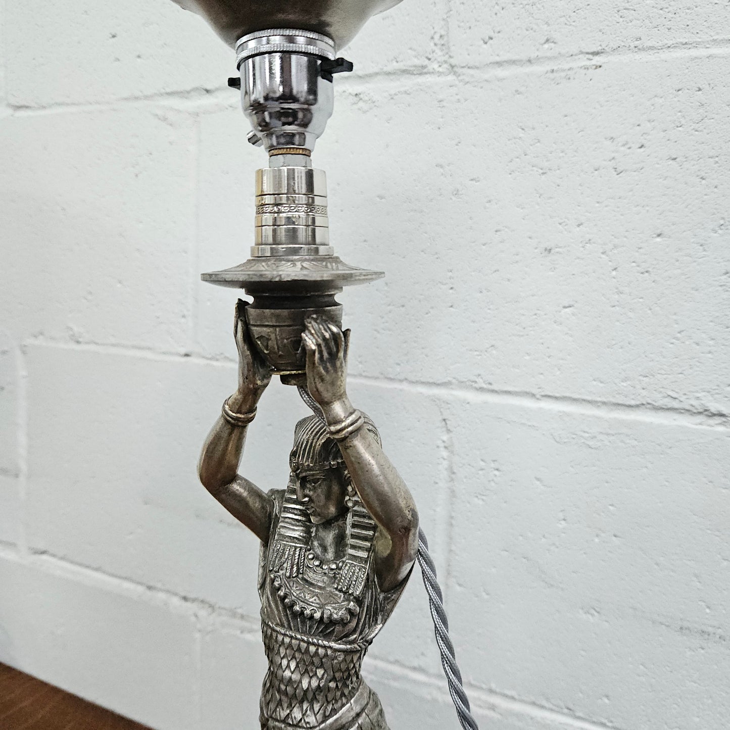 Rare Art Deco Egyptian Revival Lamp