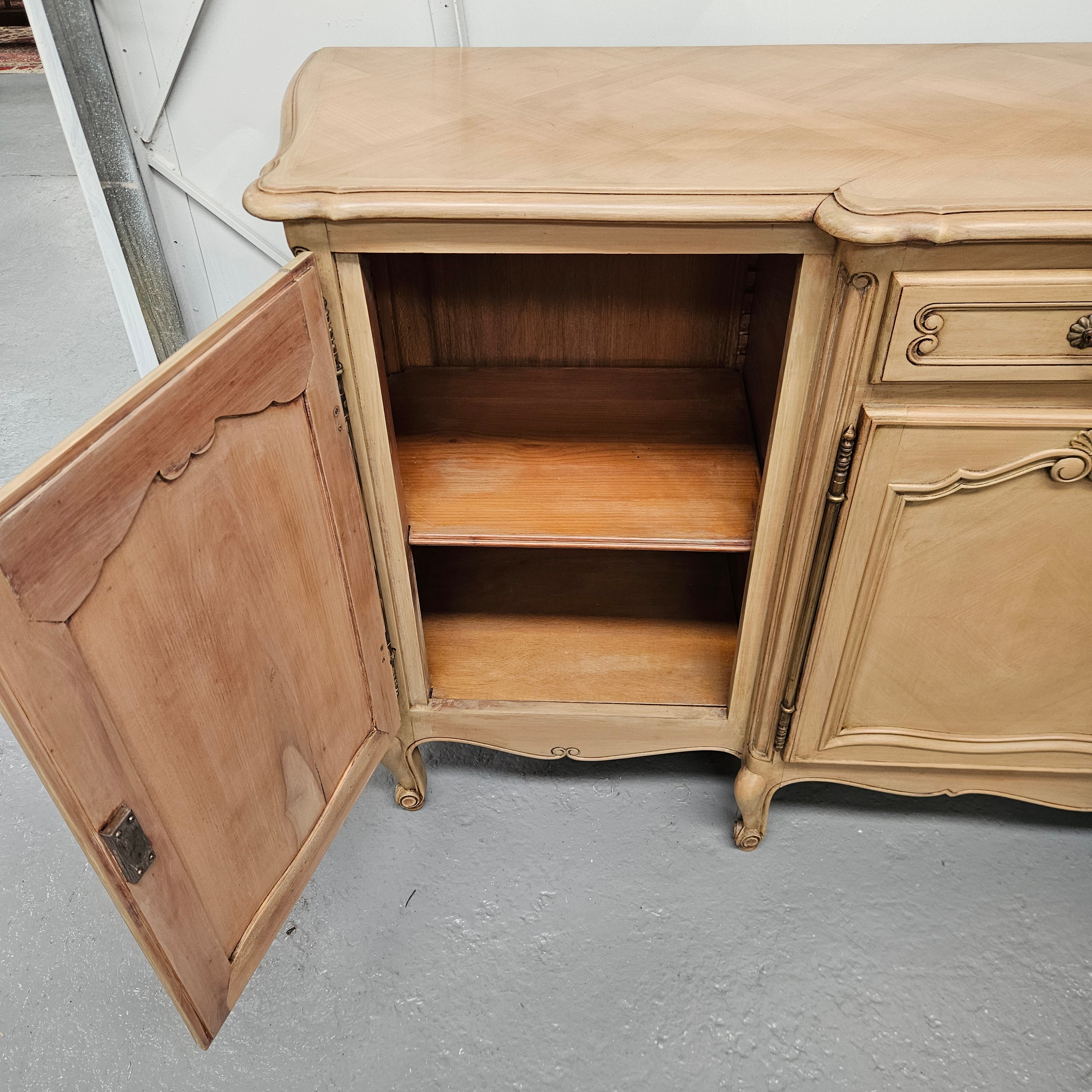 French Parquetry Large Sideboard | Antique & Vintage | Moonee Ponds Antiques | Australia Wide Delivery