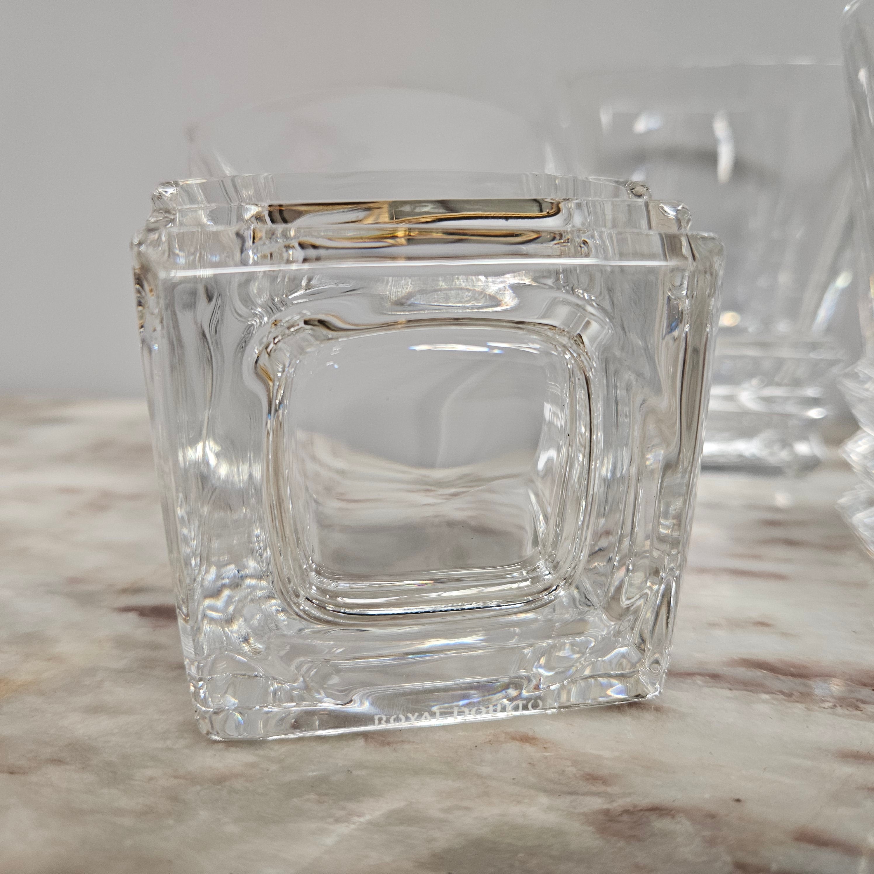 Vintage Royal Doulton Crystal Prism Decanter & Glasses | Antique & Vintage | Moonee Ponds Antiques | Australia Wide
