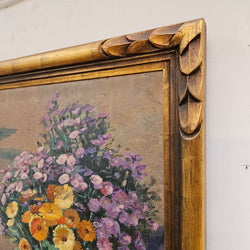 French Oil On Board Still Life Signed L Michaud | Antique & Vintage | Moonee Ponds Antiques | Australia Wide Delivery