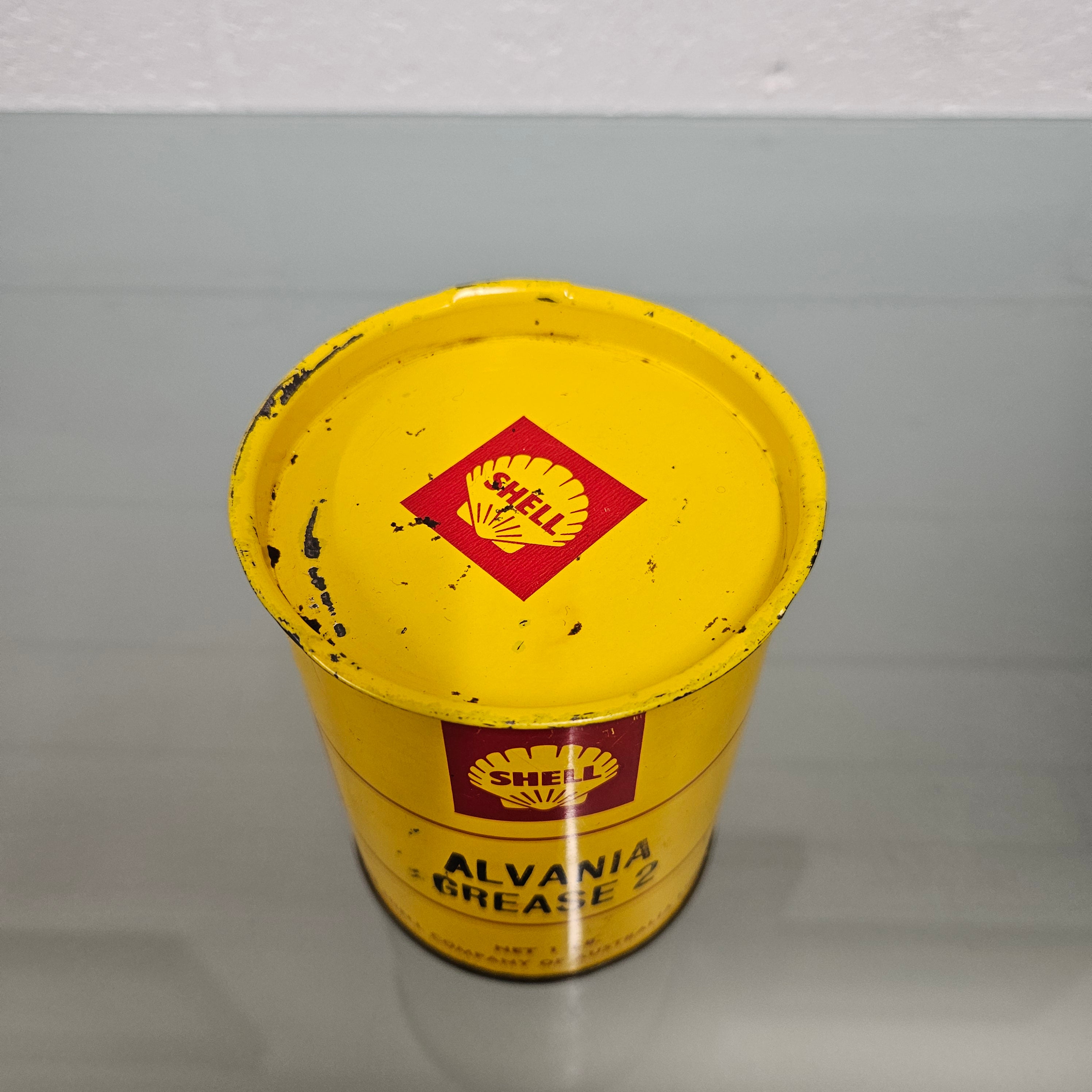 Vintage Rare Shell Alvania Grease 2 Tin | Antique & Vintage | Moonee Ponds Antiques | Australia Wide Delivery
