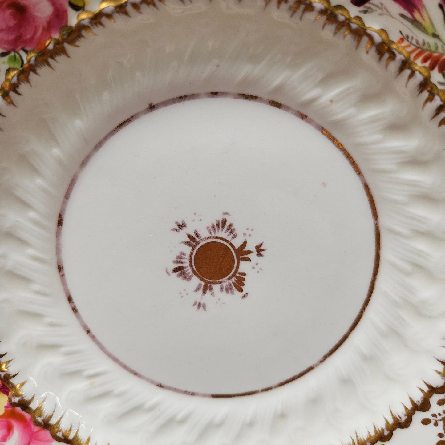 Thos. & Co. Hand Painted Victorian Dish