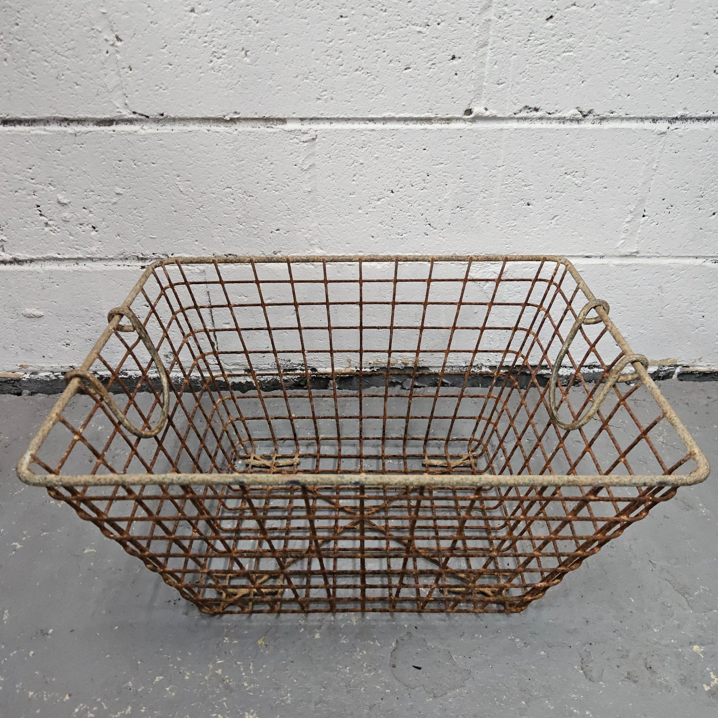 Antique Wire Baskets With Handles