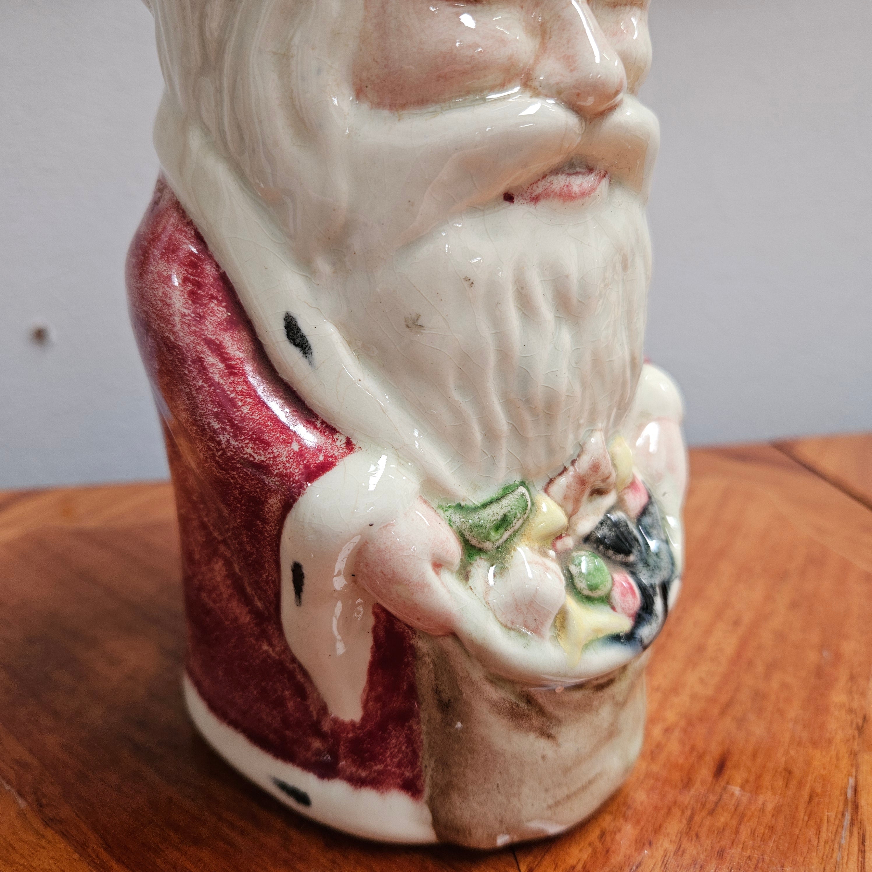 Australian Melrose Pottery Father Christmas Toby Jug | Antique & Vintage | Moonee Ponds Antiques | Australia Wide Delivery