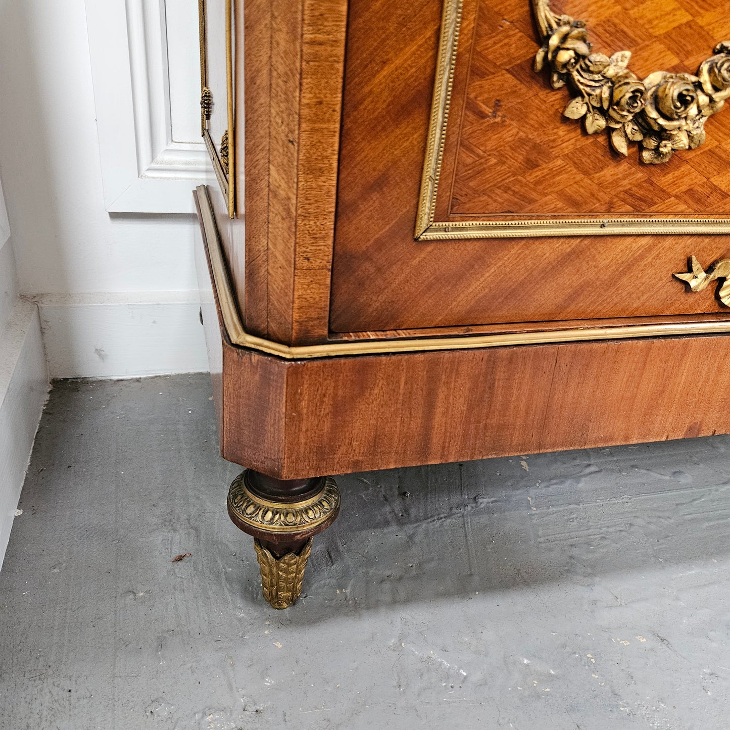 Stunning French Walnut Vitrine