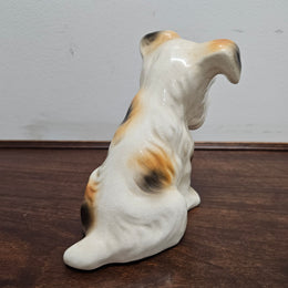 Delightful Vintage Ceramic Dog Figure