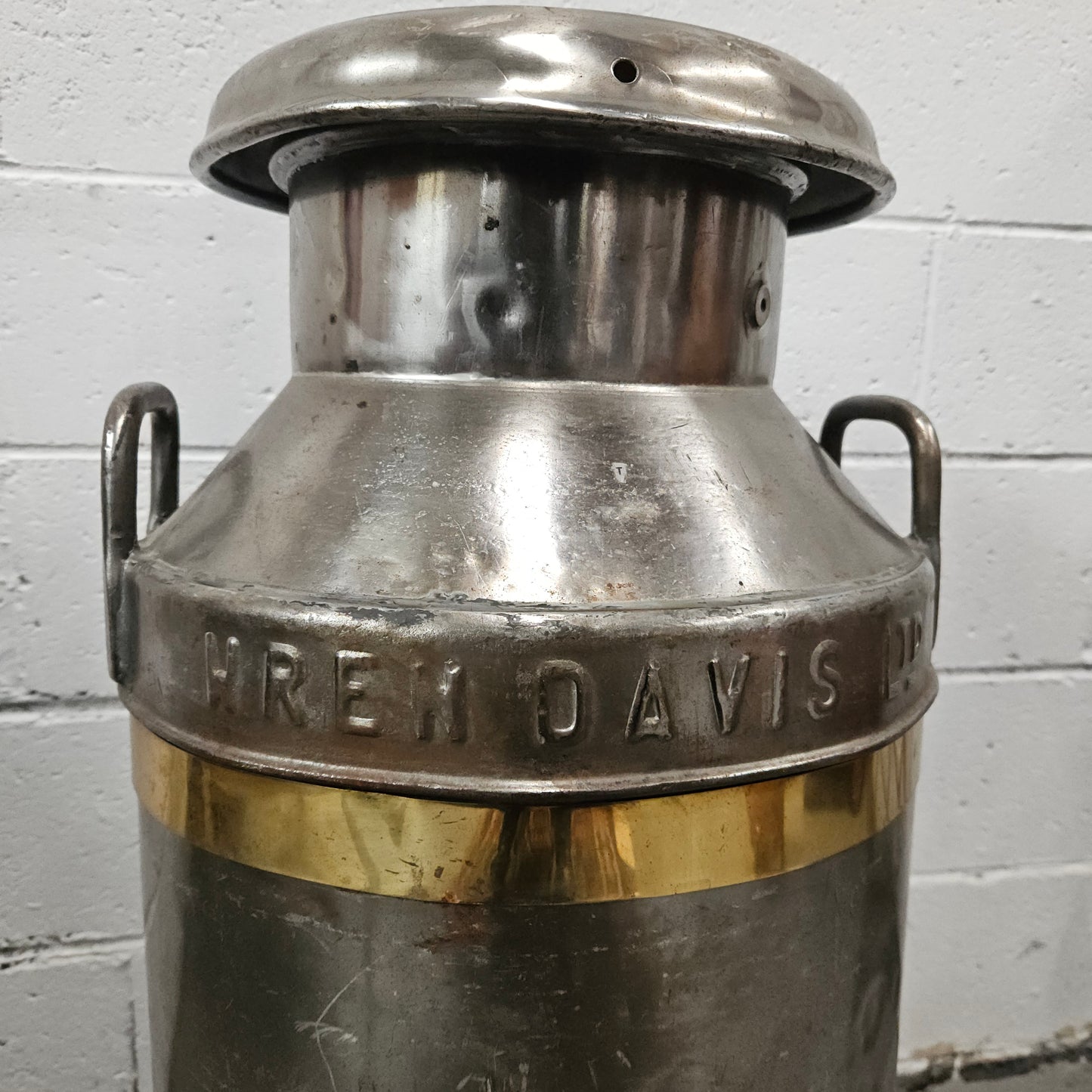 Large Metal Milk Canister/Churn