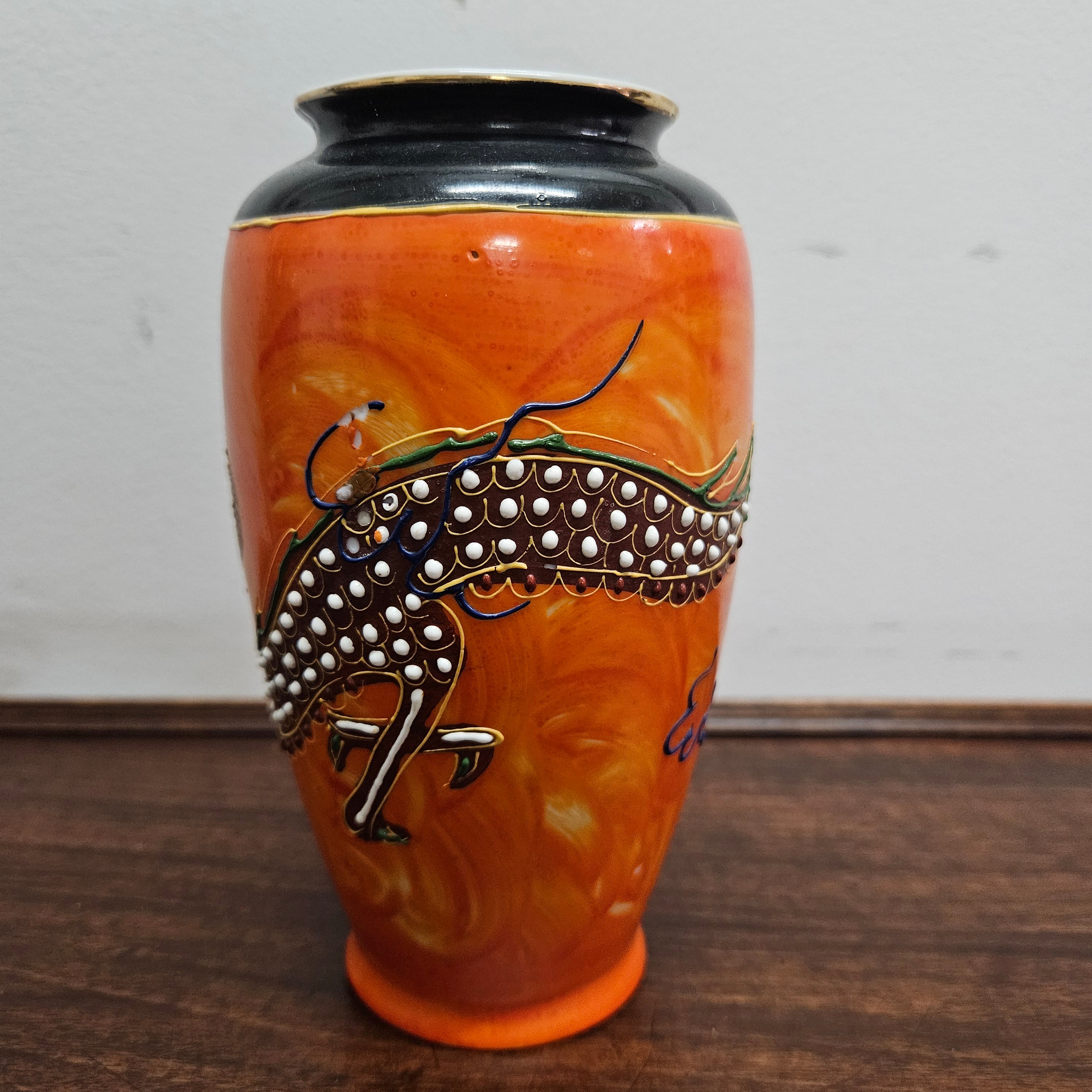 Vintage Satsuma Hand Painted Vase | Antique & Vintage | Moonee Ponds Antiques | Australia Wide