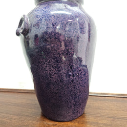 Vintage Stoneware Art Pottery Vase Signed To Base